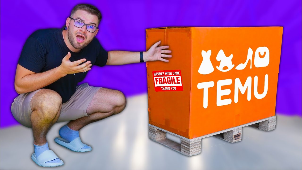 J'AI RE&Ccedil;U UN COLIS XXL TEMU ! (Unboxing)