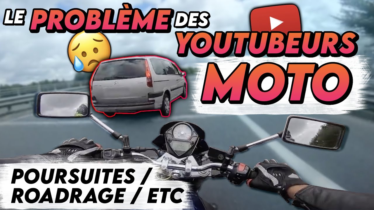 Le PROBL&Egrave;ME des Youtubeurs MOTO ! 😣(police / roadrage / poursuite) - ErDoZz