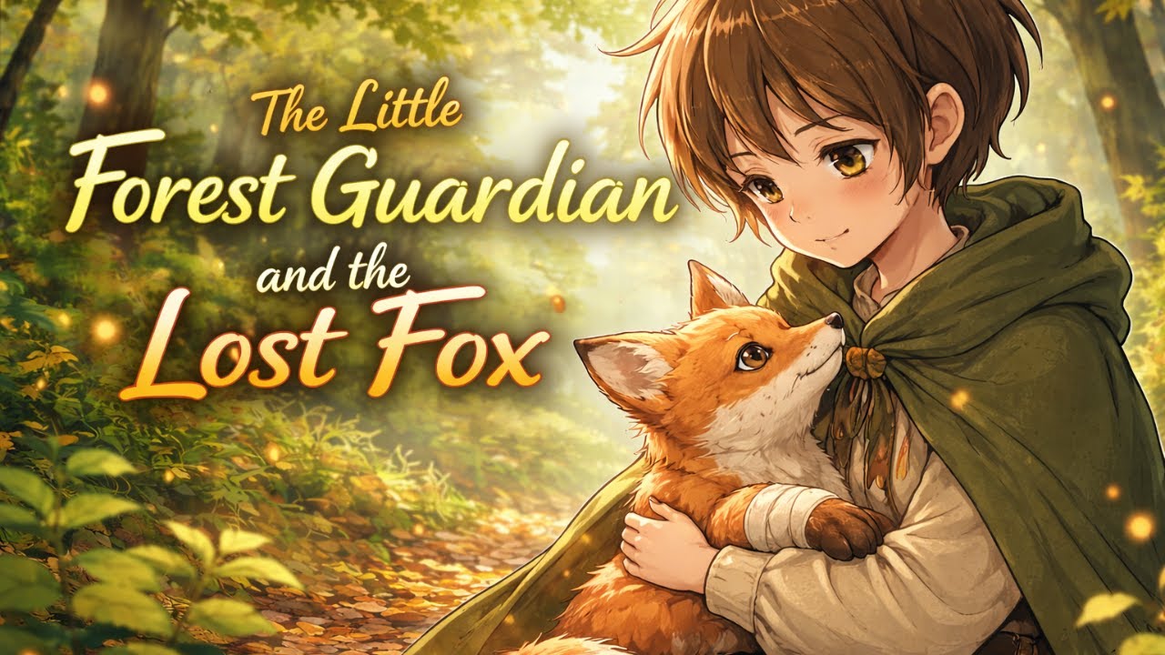 The Little Forest Guardian and the Lost Fox 🦊🌲 | A Cozy Ghibli-Style Short Story