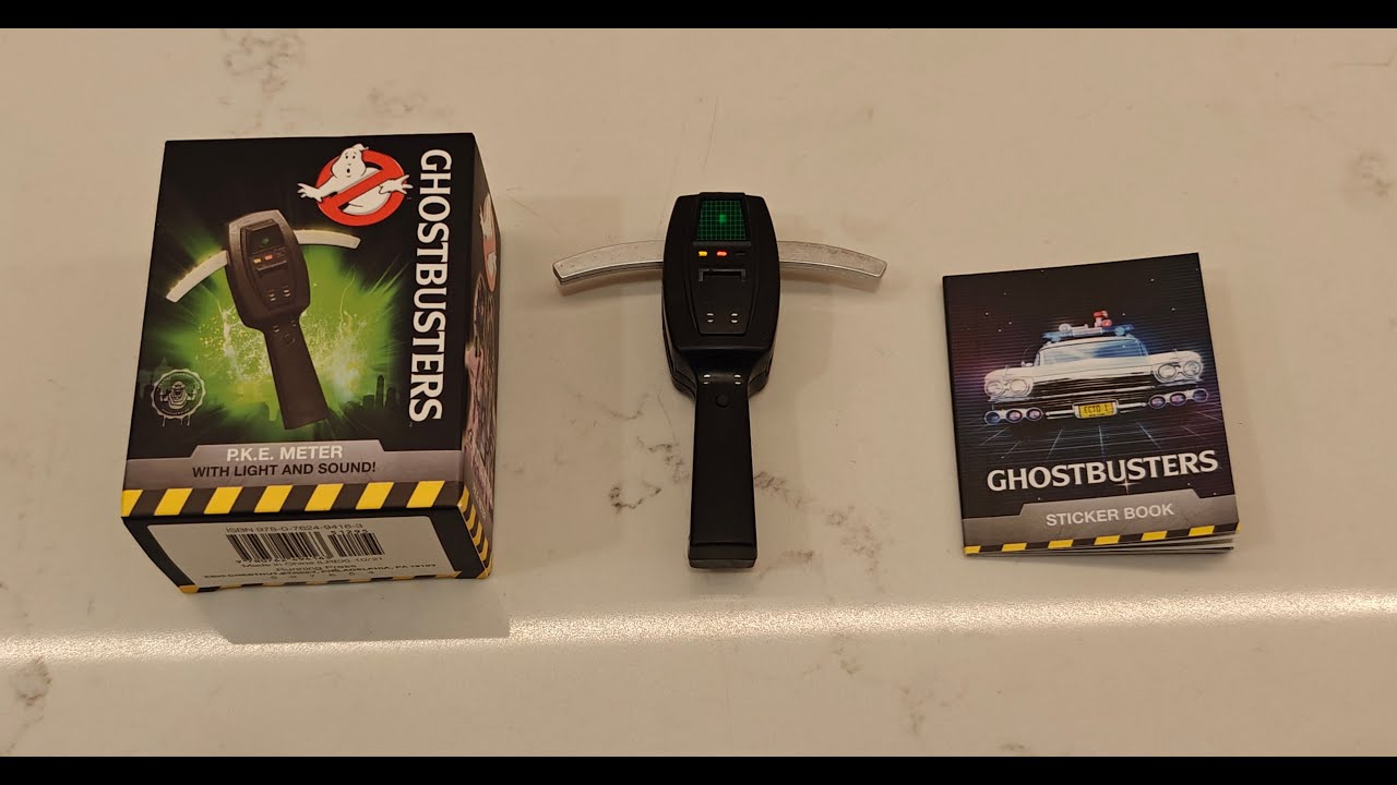 Ghostbusters Mini Pocket Size PKE Meter Unboxing, Demo and quick Review!
