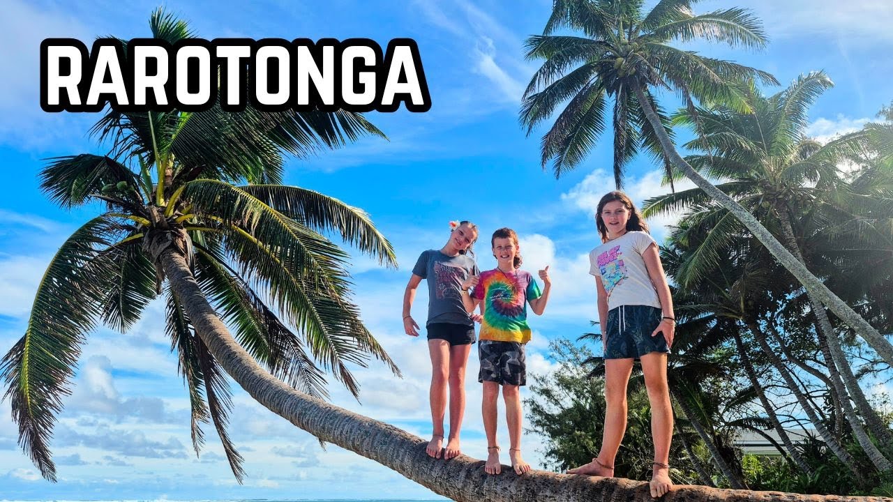 Rarotonga family holiday  Mud buggies, fishing, waterfalls, snorkelling. Part 2