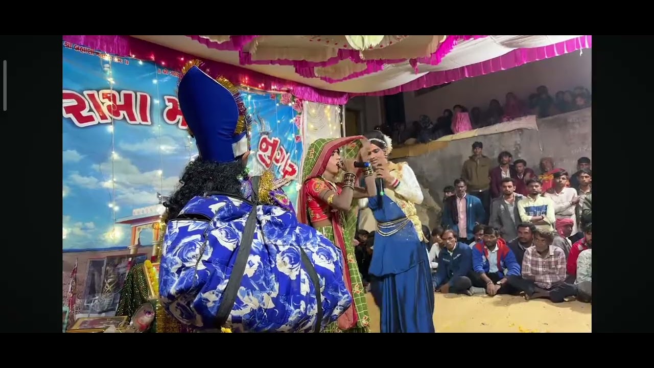 બલોલ ગામમાં પઢીયારાની સતીના સગુણાબેન યુવા રામામંડળ નુગર
