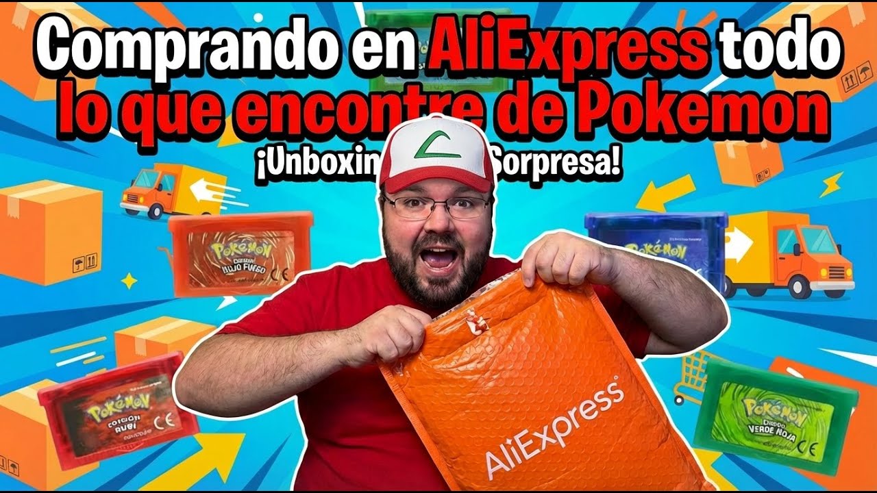 Compre juegos CLONES de POKEMON en AliExpress que prometen ser mejores que cualquier repro!