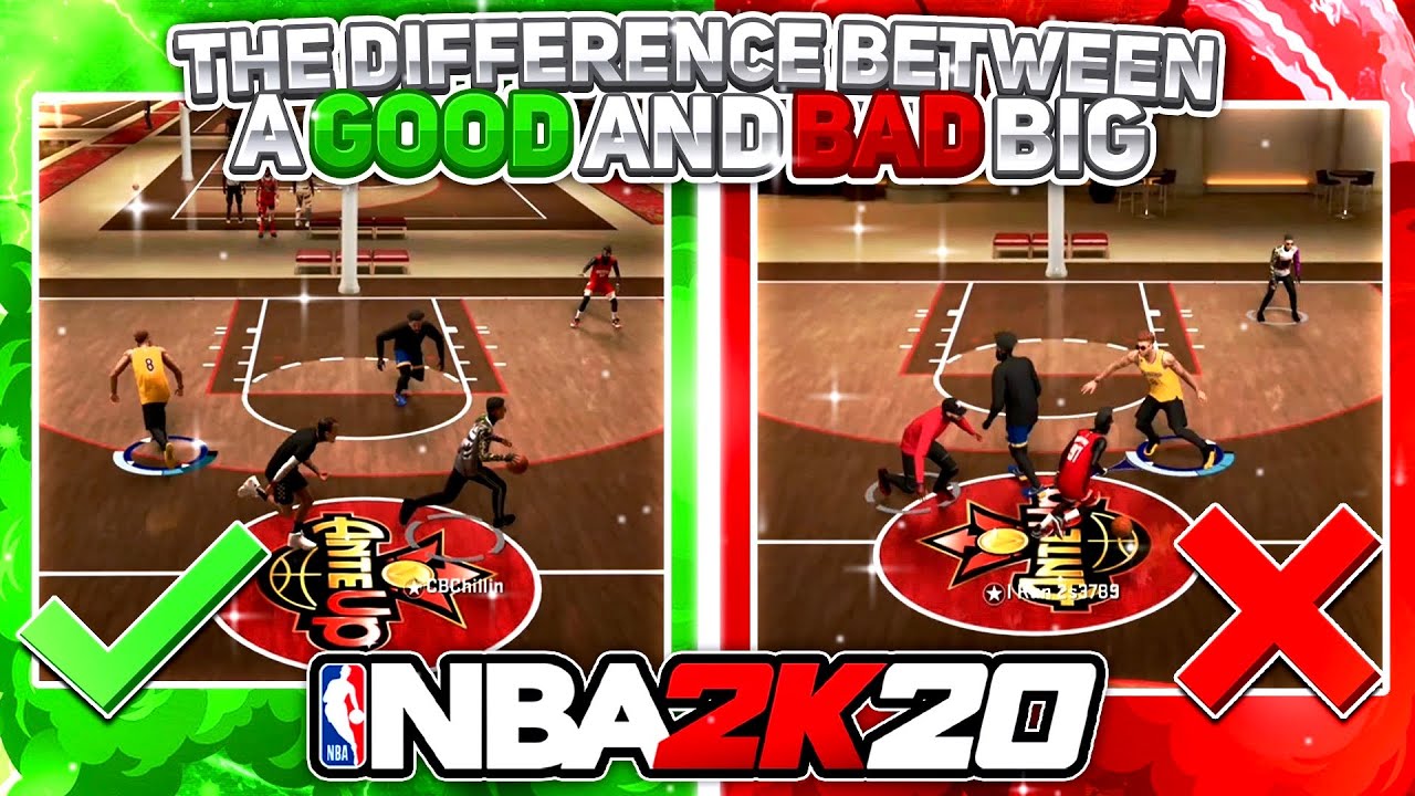 THE DIFFERENCE BETWEEN A GOOD & BAD BIGMAN IN NBA2K20