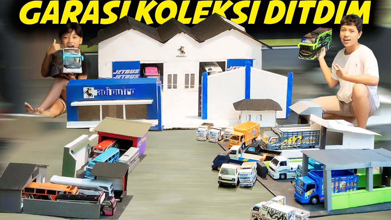 KOLEKSI GARASI MINIATUR DITDIM!! GARASI TRUK DAN PICKUP BUATIN GAK YA??