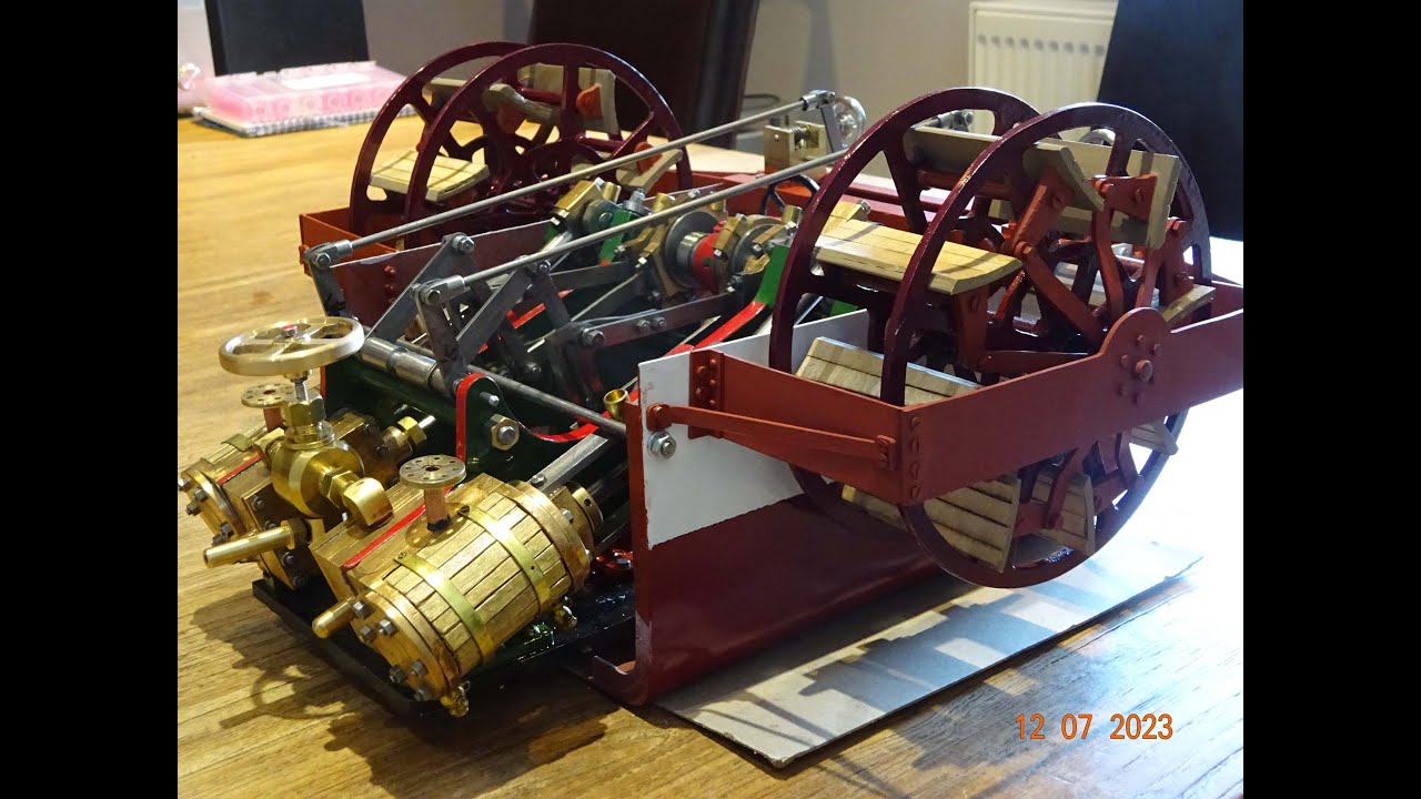 Paddle steamer engine part 8