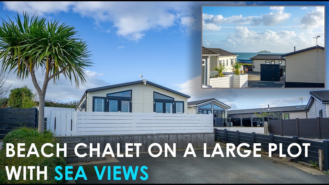 G36 THE WARREN, ABERSOCH - BEACH CHALET WITH SEA VIEWS
