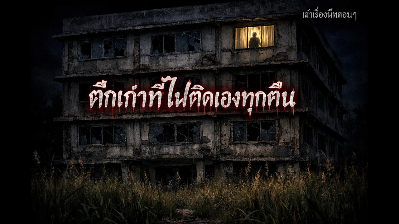 ตึกเก่าที่ไฟติดเองทุกคืน