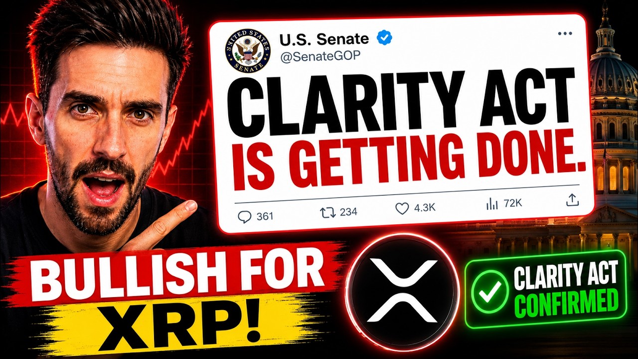 XRP RIPPLE: ZAKON O JASNOSTI (THE CLARITY ACT) УЖЕ СОВСЕМ БЛИЗКО!!!