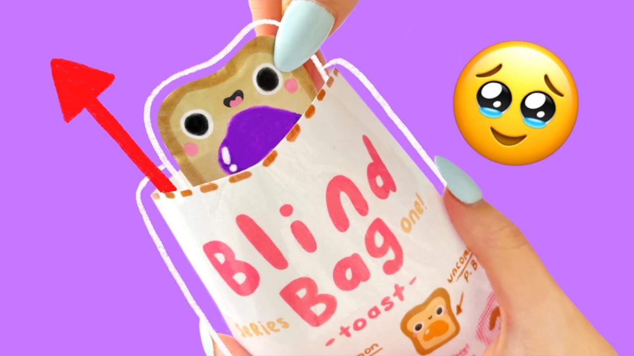 how to make a BLIND BAG paper squishy ✨ 2024 paper crafts blindbag