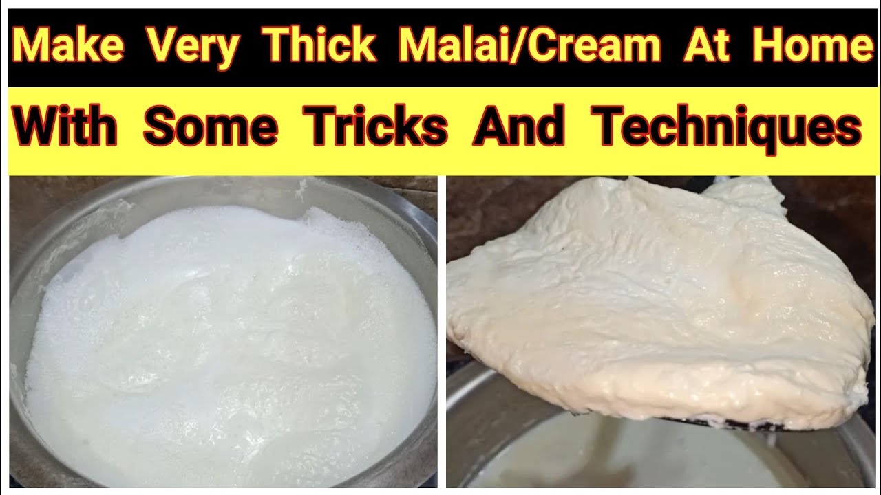 How To Make Thick Malai | Homemade Fresh Cream From Milk With Some Tricks |@abbasfoodfactory5268|