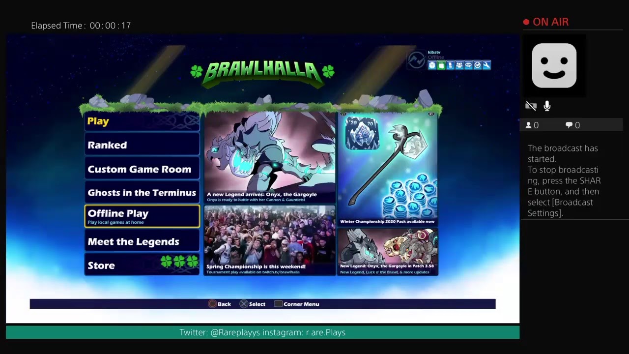 kibstv's Live PS4 Broadcast