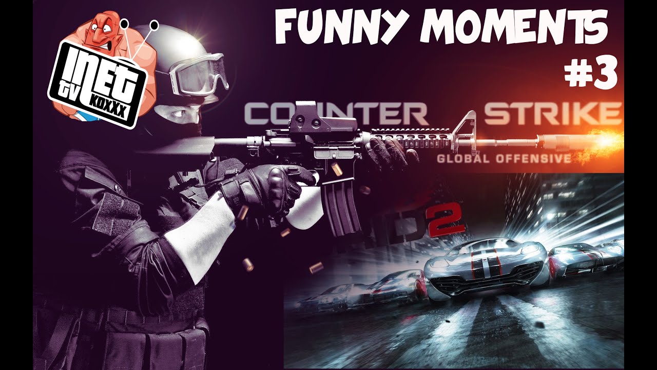 INETKOXTV | FUNNY MOMENTS | #3 - CS GO/Grid 2