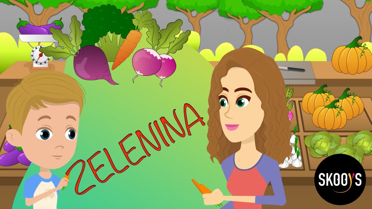 Zelenina - uč&iacute;me sa spozn&aacute;vať zeleninu | Video pre deti | Skooys
