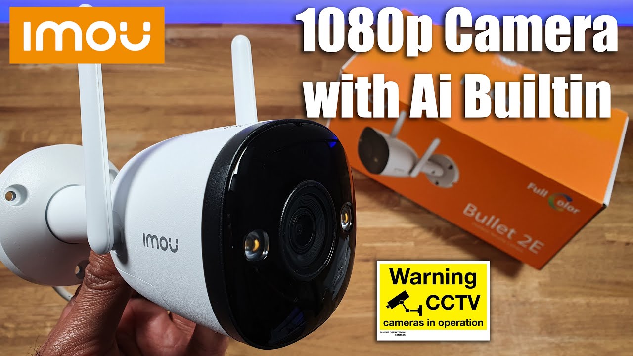 IMOU Bullet 2E Outdoor WiFi Camera 1080p With AI Human Detection | Floodlights Unboxing and Setup