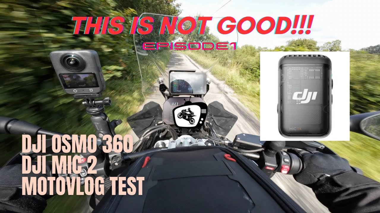 DJI OSMO 360 Motorcycle Test. The results will SHOCK you. Ep1