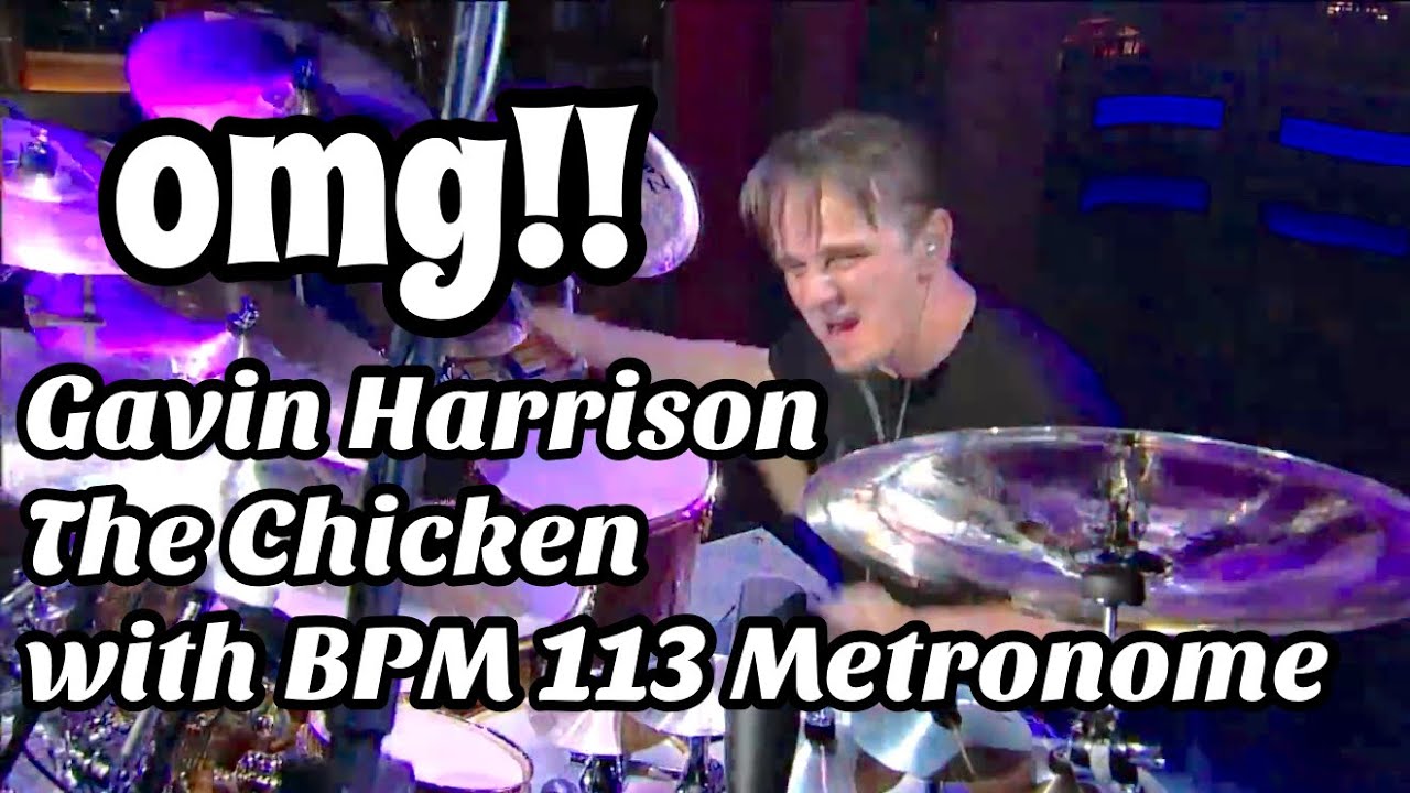Gavin Harrison with BPM113 Metronome
