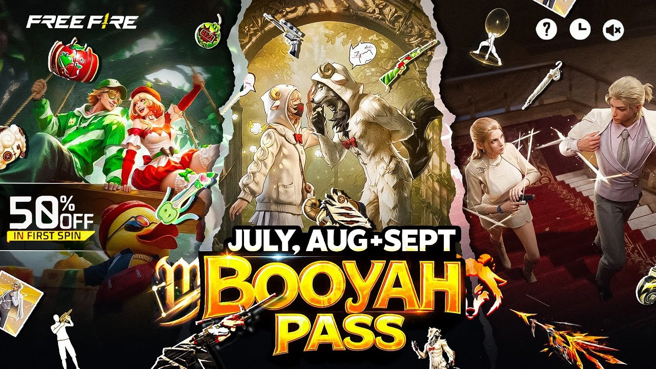 July + Aug + Sep 2026🔥 Booyah Pass Full Review | Next Month Booyah Pass Free Fire | New Booyah Pass 