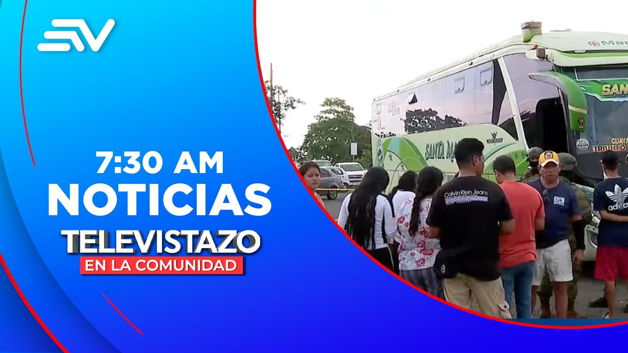 5 personas fueron masacradas dentro de un autobús en Guayas  | Televistazo | Ecuavisa