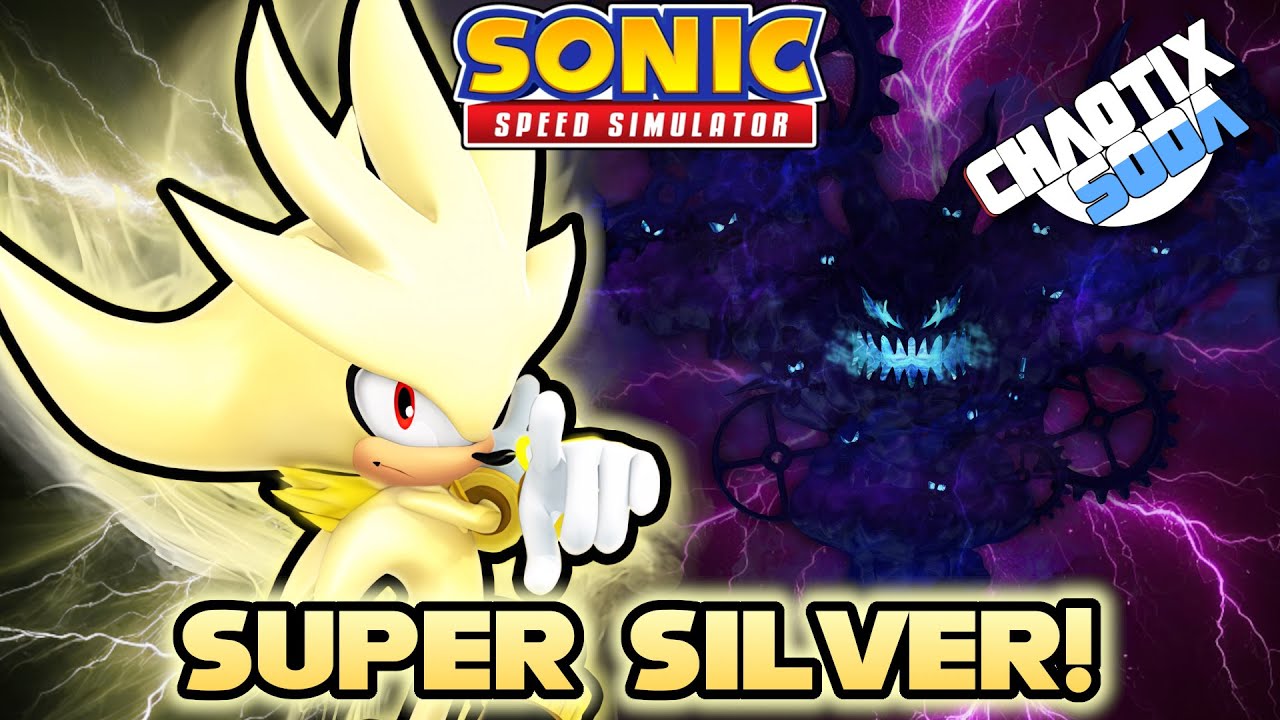 Super Silver vs Timer Eater Boss Fight! (Sonic Speed Simulator)