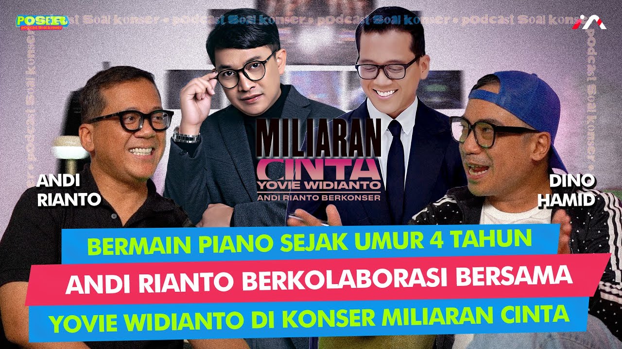 ANDI RIANTO BERMAIN PIANO SEJAK UMUR 4 TAHUN, MENGGEMARI LAGU YOVIE WIDIANTO | POSER