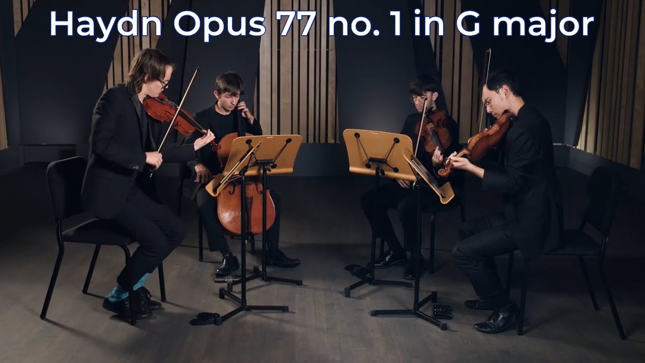 Haydn String Quartet Opus 77 no. 1 in G major performed by The Dolphins