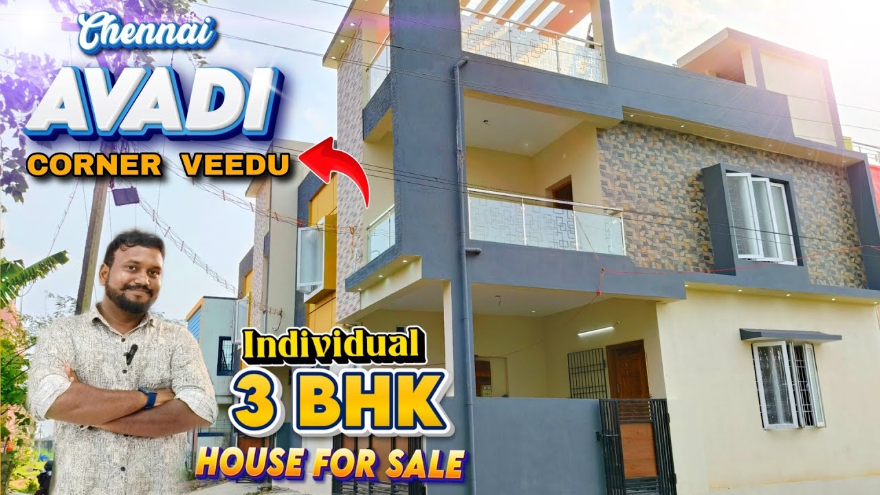 😍Corner House🤩3BHK Individual House for Sale in Avadi Chennai😍Ready To Move🤩 Furnished #house #home