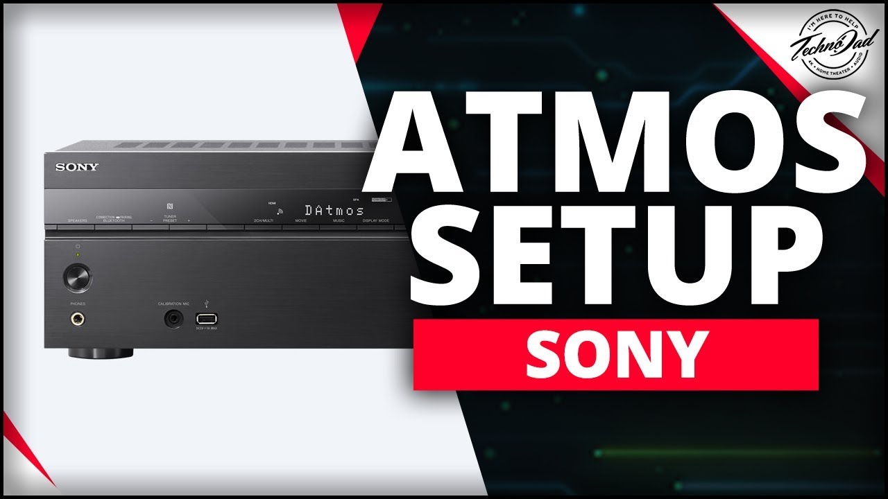 Распаковка Sony STR-DN1080 и настройка Dolby Atmos