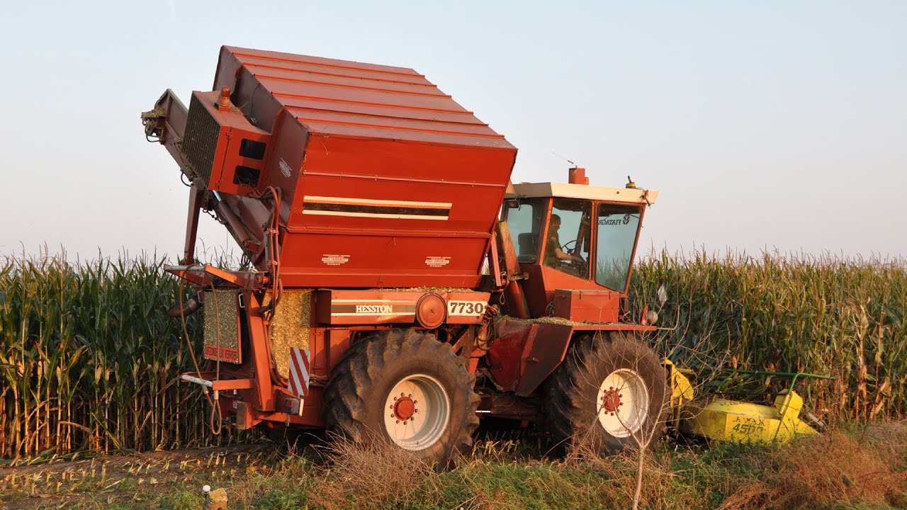 Loonw. Meganck-Haenebalcke - Hesston 7730 Jumbo - mais hakselen