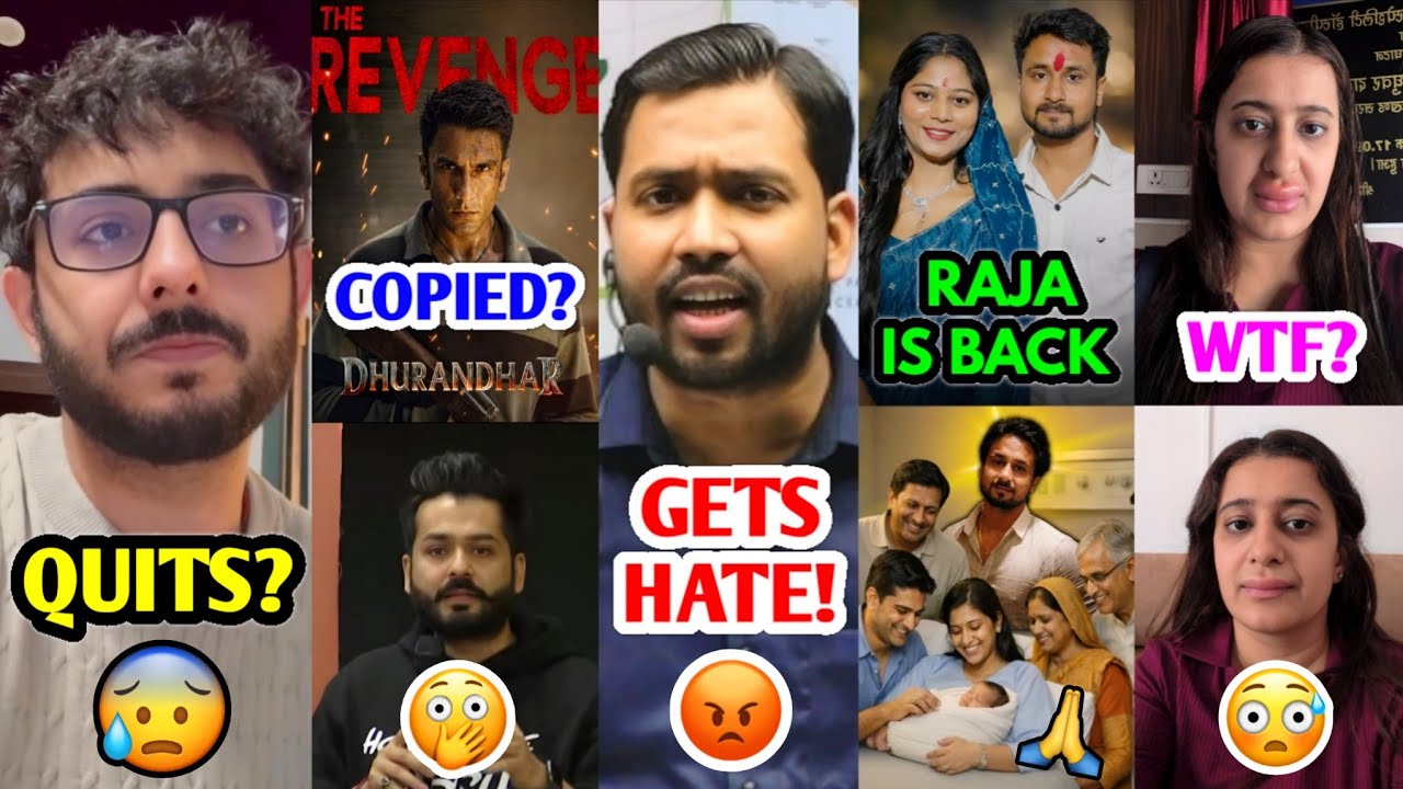 Khan Sir HUGE Controversy...What Did He Say?! 😳 CarryMinati, Dhurandhar 2, Honey Singh, IPL, Raja |