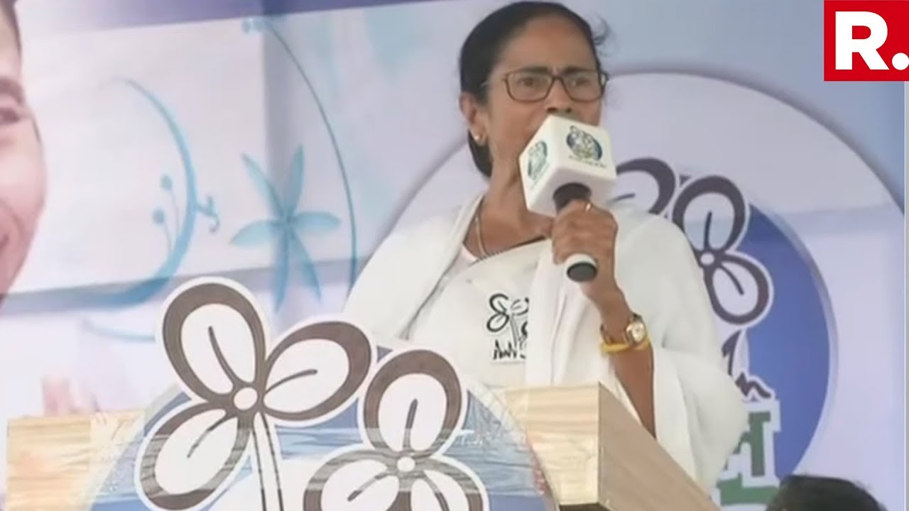 CM Mamata Banerjee Addresses Public Rally At Diamond Harbour In West Bengal