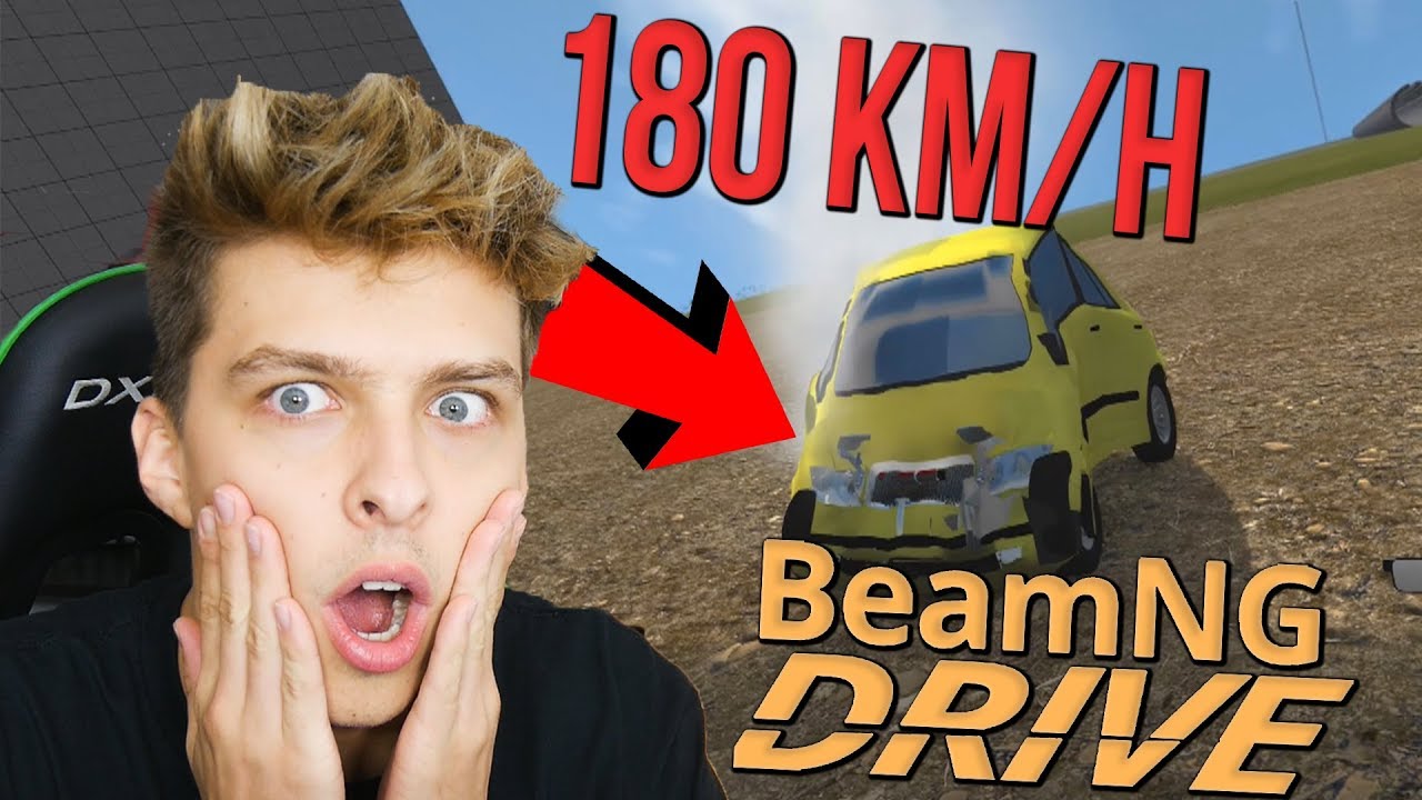 NÁRAZ S FABII VE 180 KM/H | BeamNG.drive
