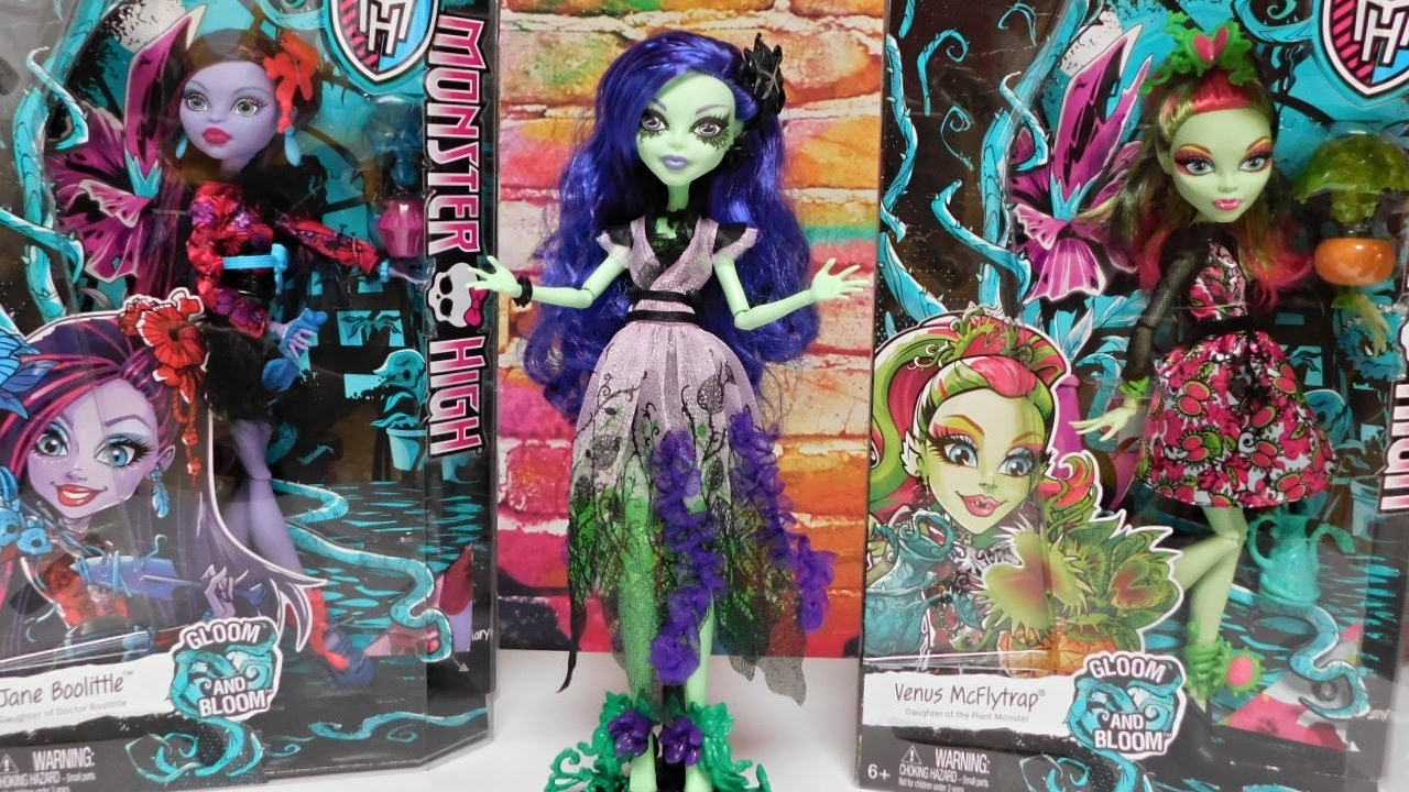 Monster High Gloom & Bloom Venus McFlytrap and Jane Boolittle Dolls