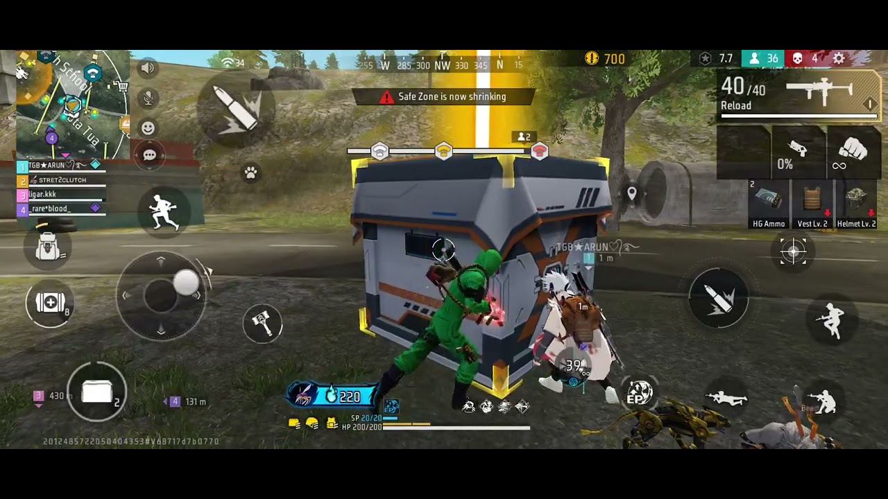 11 Kills Almost Booyah ⚡🔥 #freefire 