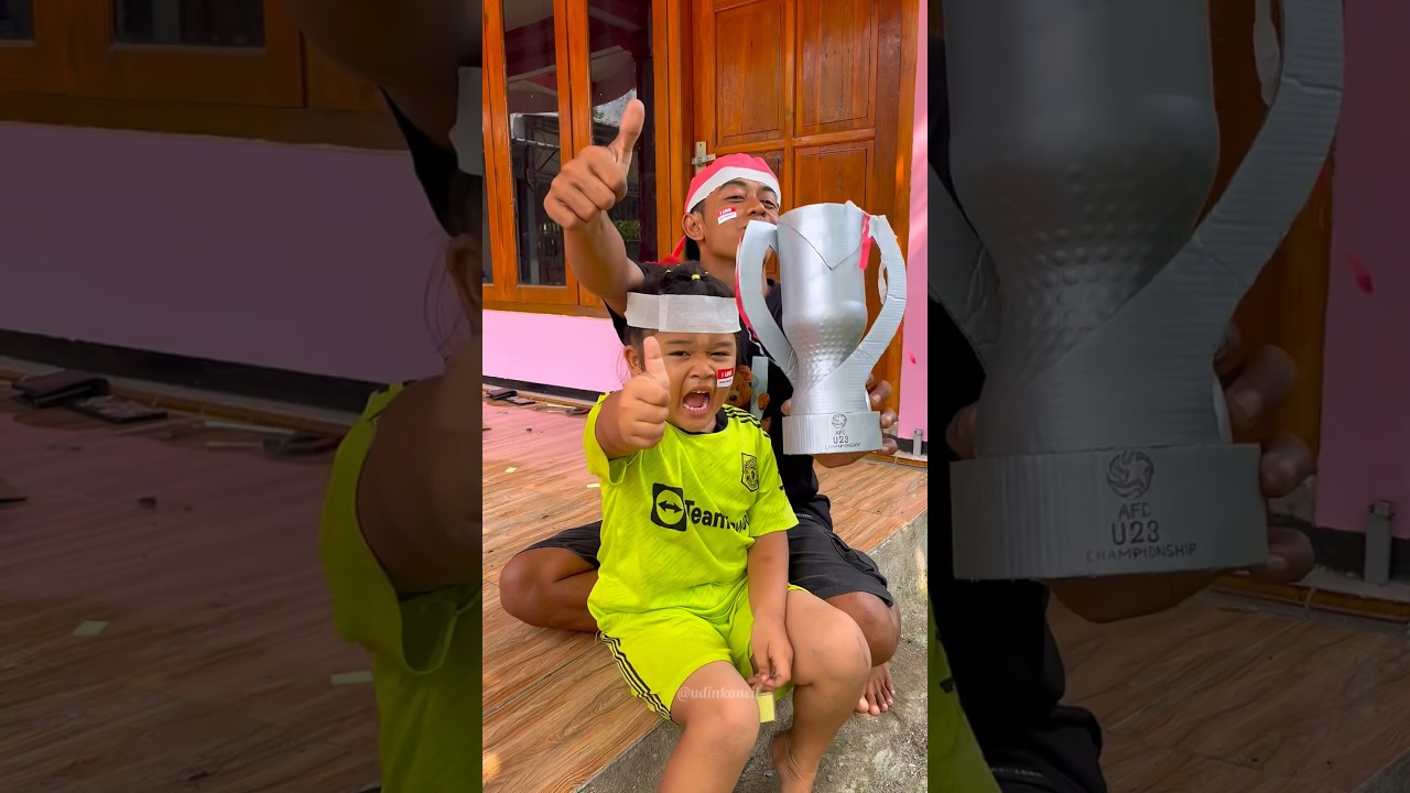 INDONESIA WINS U23 Asian Cup trophy replica #creative #diy #nationalteam #indonesia #afccup