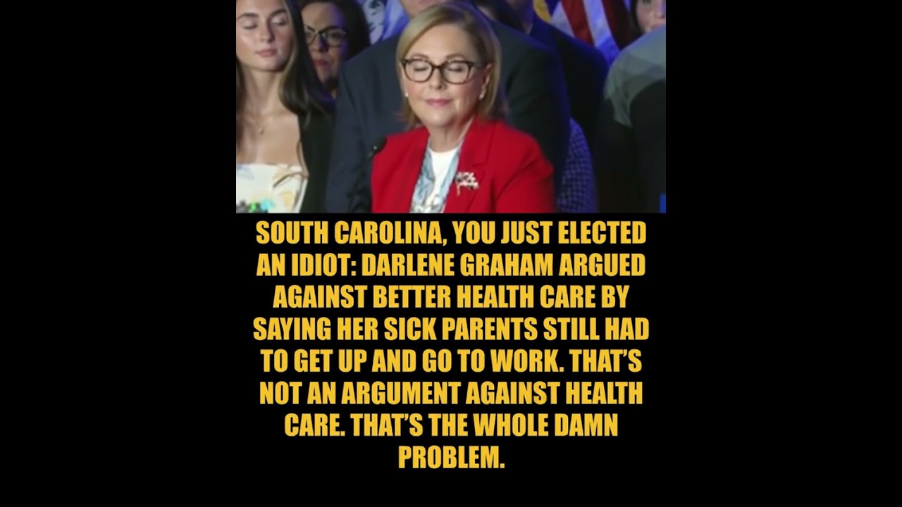 BREAKING: Darlene Graham's Health Care Comments Spark Debate After South Carolina Election