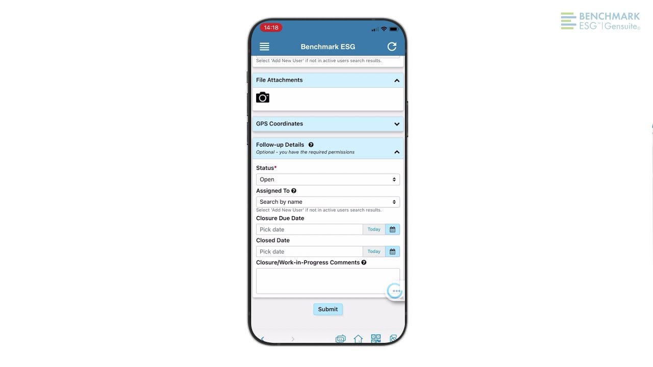 Benchmark Digital® Solution Series: Concern Reporting