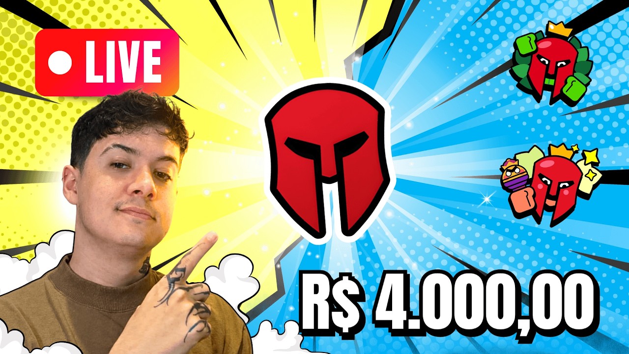 🔴 MATCHERINO VALENDO R$ 4.000 - JOGANDO e ASSISTINDO!