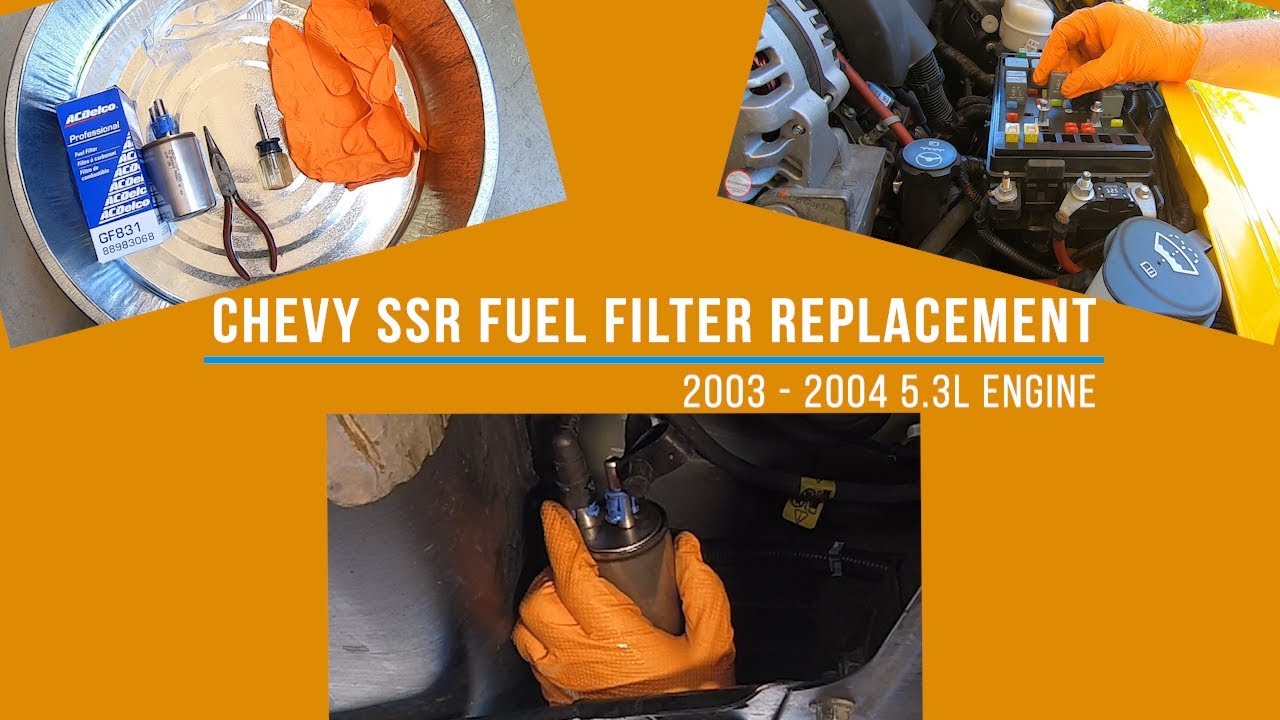 2003/2004 Chevy SSR Fuel Filter Replacement | 2002/2004 Chevy Trailblazer / GMC Envoy
