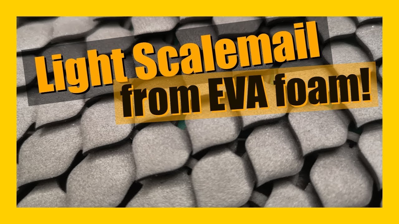 Cosplay tutorial armor EVA foam Cosplay scalemail / chainmail