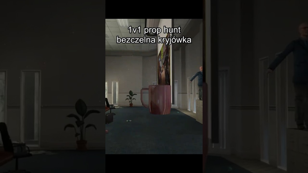 1v1 prop hunt bezczelna kryj&oacute;wka #prophunt #garrysmod #gmod