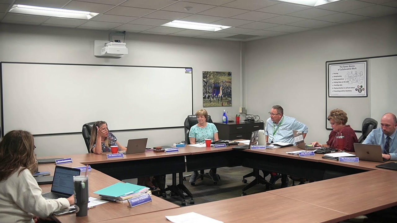 September Board of Education Meeting