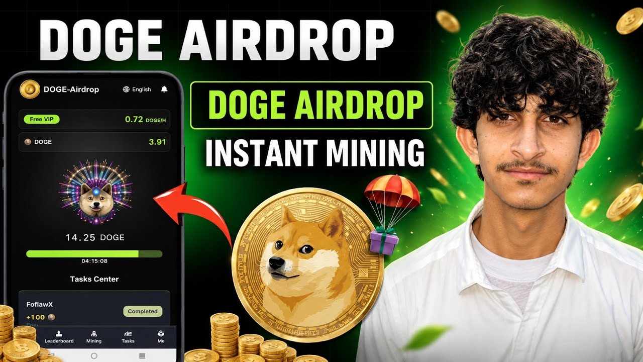 Doge Airdrop Telegram Bot 2026 Instant Payment Free Mining TON Mining Bot