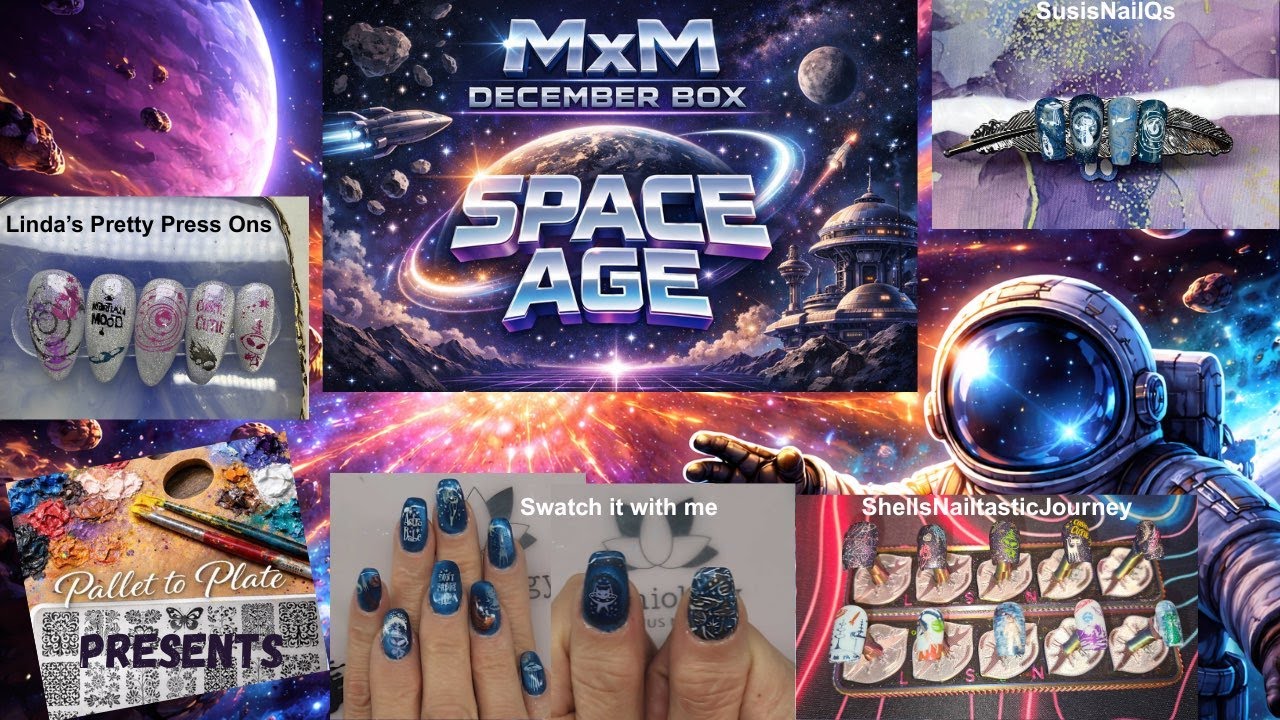 🚀Intergalactic Overdrive Mani x Me Space Age Collab🌌 #maniologyambassador #maniology #nailstamping