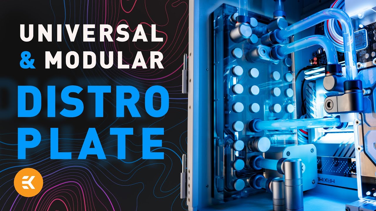 Universal Modular Distro Plate From EKWB is a Game Changer! | Let's Talk Our Latest Build
