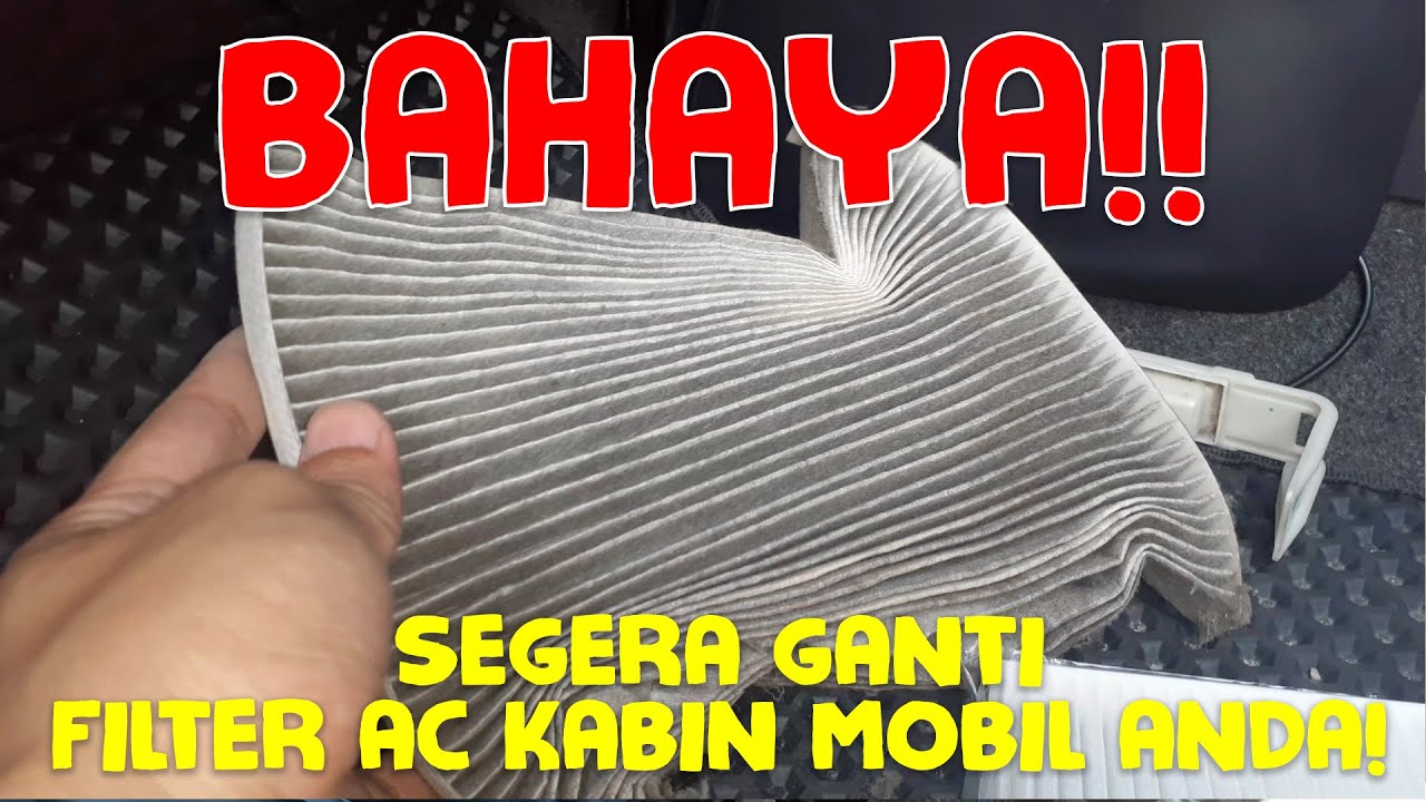 Filter AC Nissan March Merek Denso - Tutorial Cara Mengganti Filter AC Kabin Nissan March