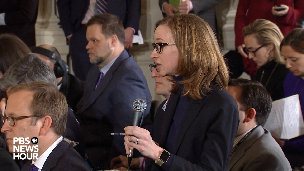 NewsHour's Lisa Desjardins asks President Trump about DACA