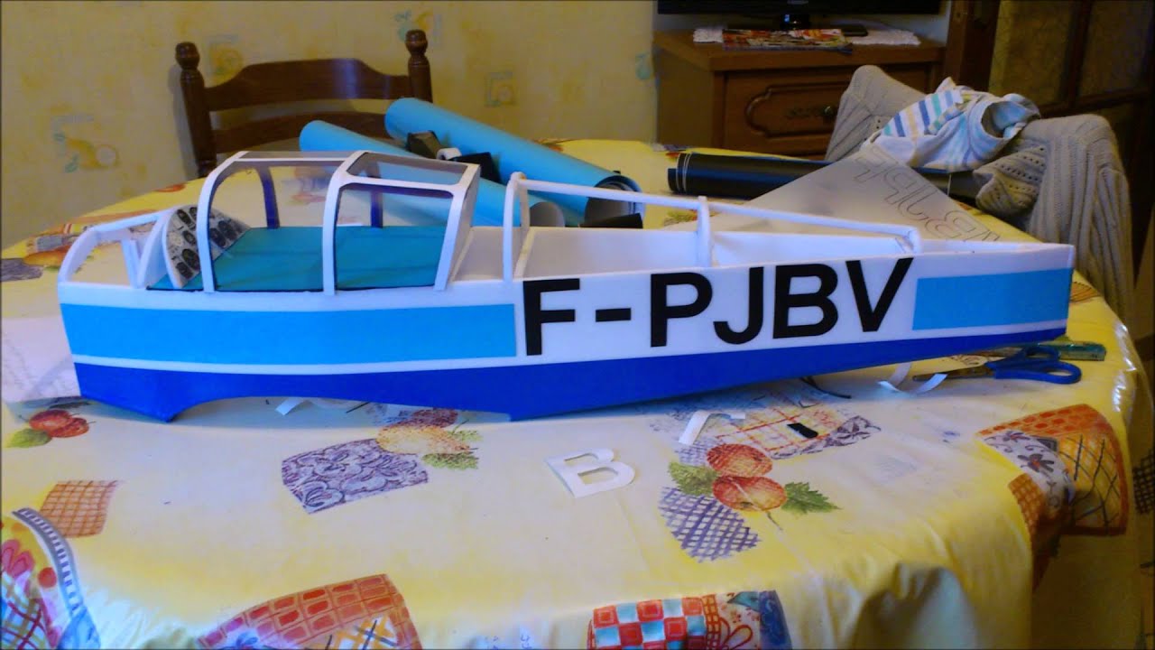 Construction du Jodel D-112 RC en depron
