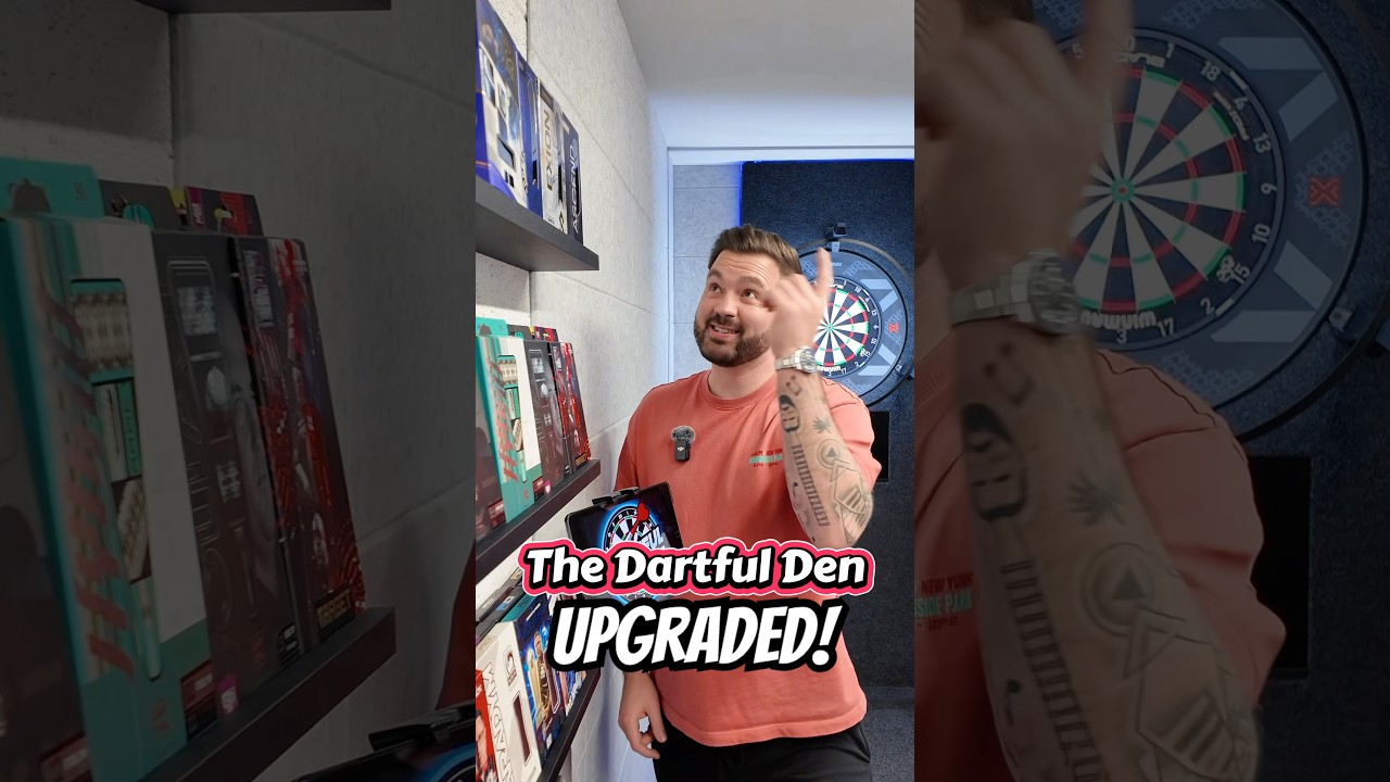 Я обновил свой дартс-бар Dartful Den и очень доволен результатом! #dartfuldodger #darts🎯 #dartsco...