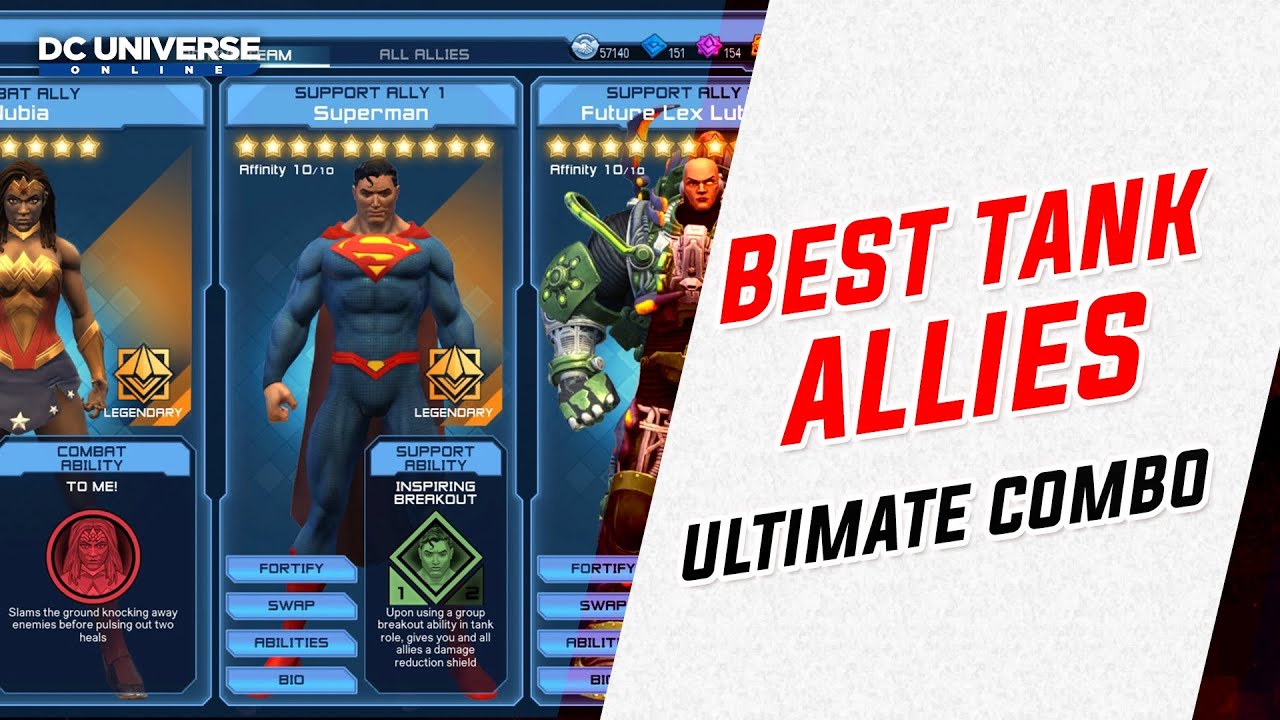 DCUO: Ultimate Tank Ally Combo!